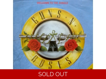 Guns N' Roses – Welcome To The Jungle - UK Limited Edition 4 Track 12" Fold Out Poster Sleeve